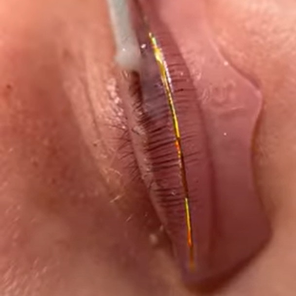 Rollo de cinta laminadora Lash, frambuesa metalizado