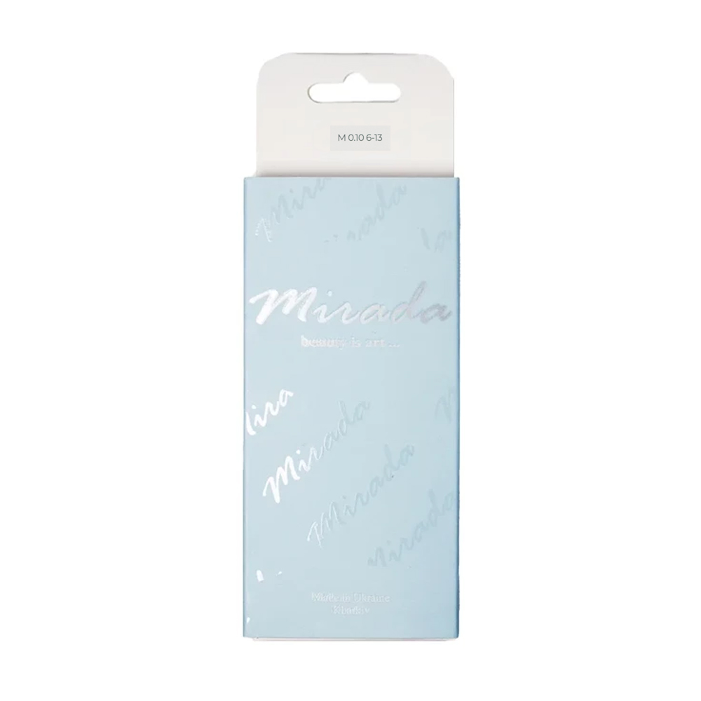 MIRADA Czarne rzęsy, mix 20 linii M, 0.10, (6-13)