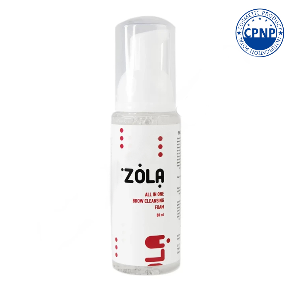 ZOLA Champú espuma para cejas, 80ml