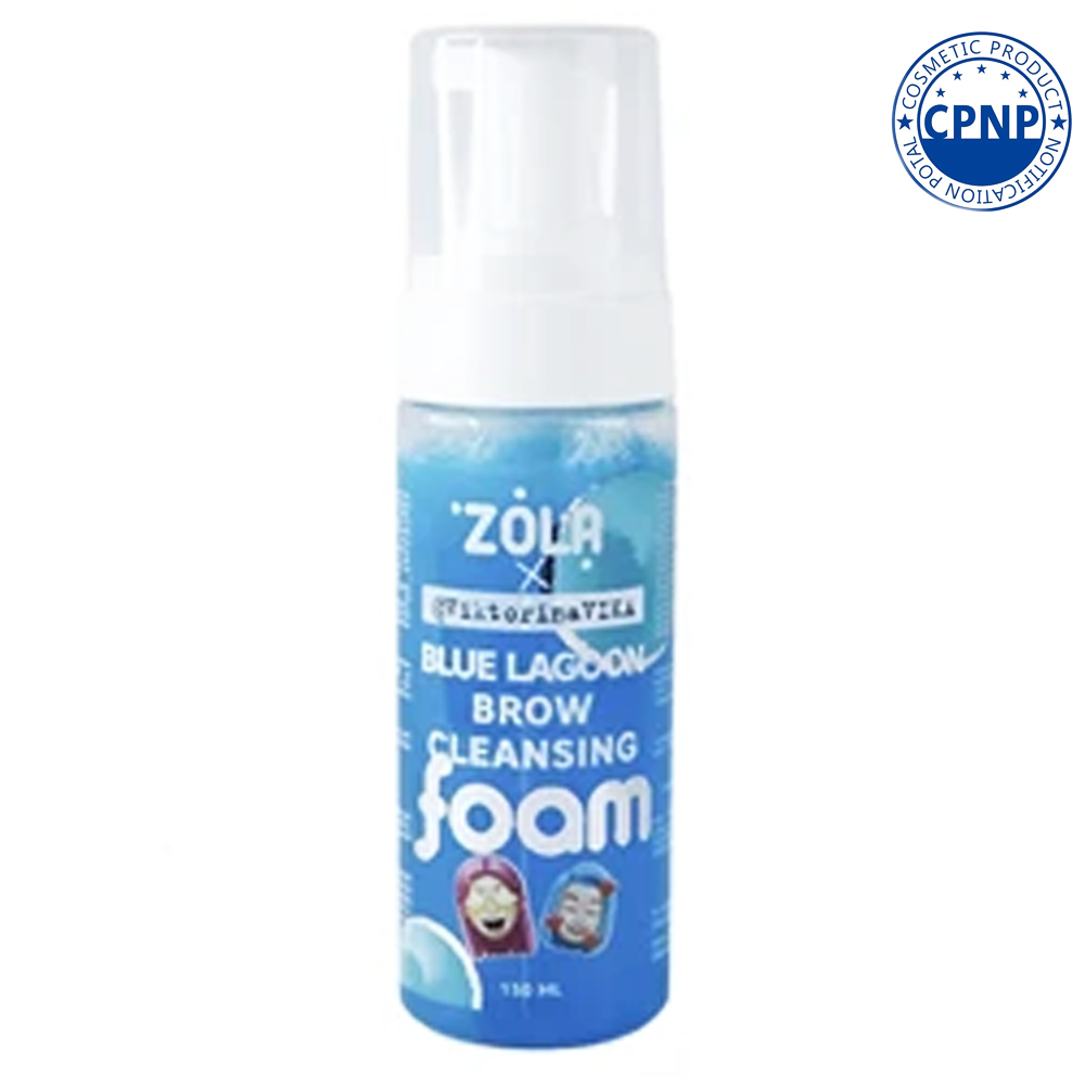 ZOLA x Viktorina Vika espuma limpiadora para cejas laguna azul 150 ml