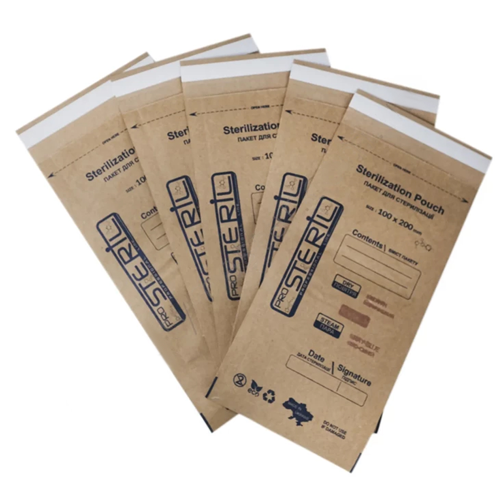 Kraft bags ProSteril 100x200 mm 100 pcs/unit