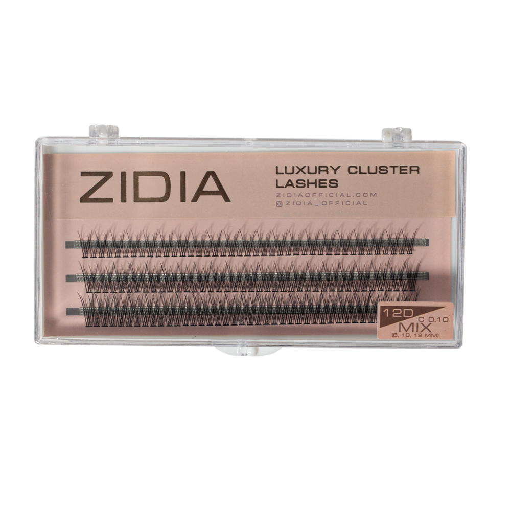 ZIDIA Fish Tail 12D bend C; 0.10 Mix (3 ribbons,8,10,12mm)