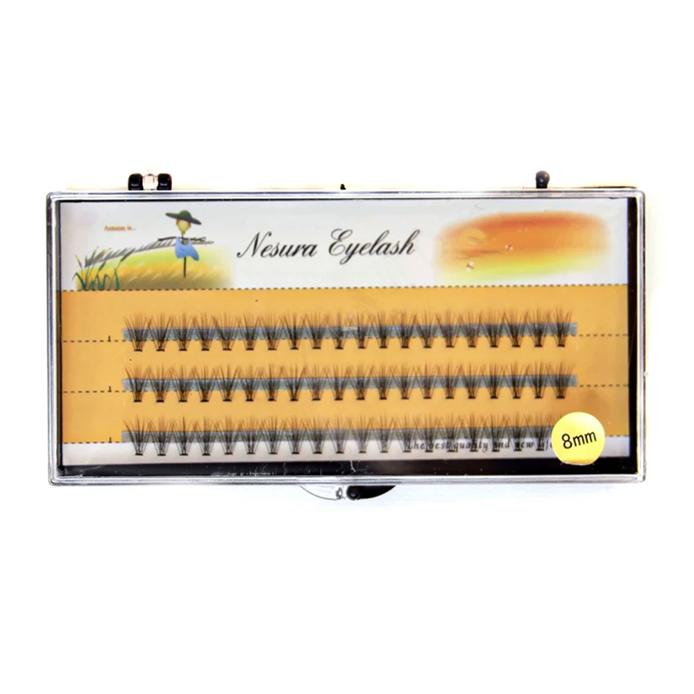 Pestañas postizas en racimos 20D 0,07 curvatura C 8mm