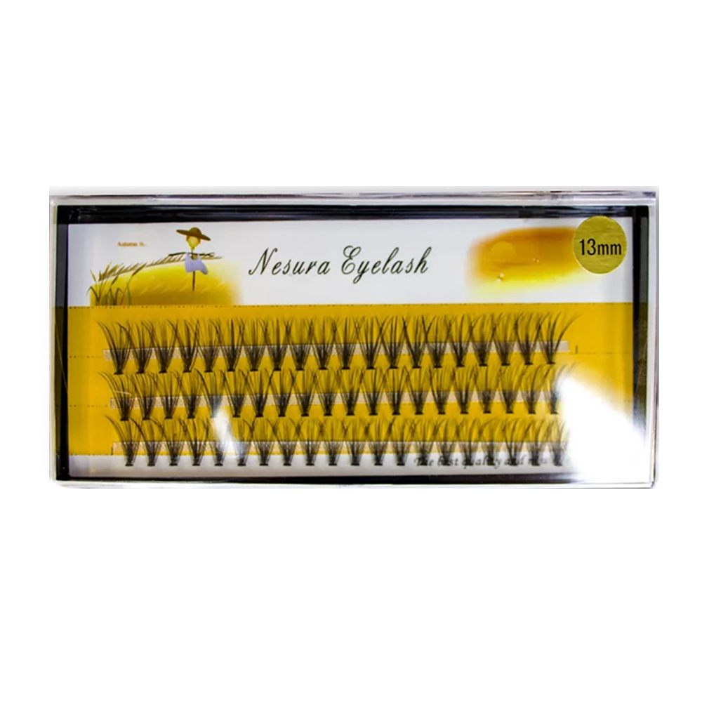 Nesura Eyelash Premium Knot-Free Cluster Lashes 10D, 0,10, curl C, 13mm