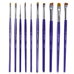 Set nº 4 de 10 pinceles (4, 5, 11, 12, 13, 14, 15, 19, 20, 22)