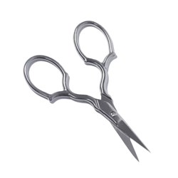 Stainless steel eyebrow scissors
