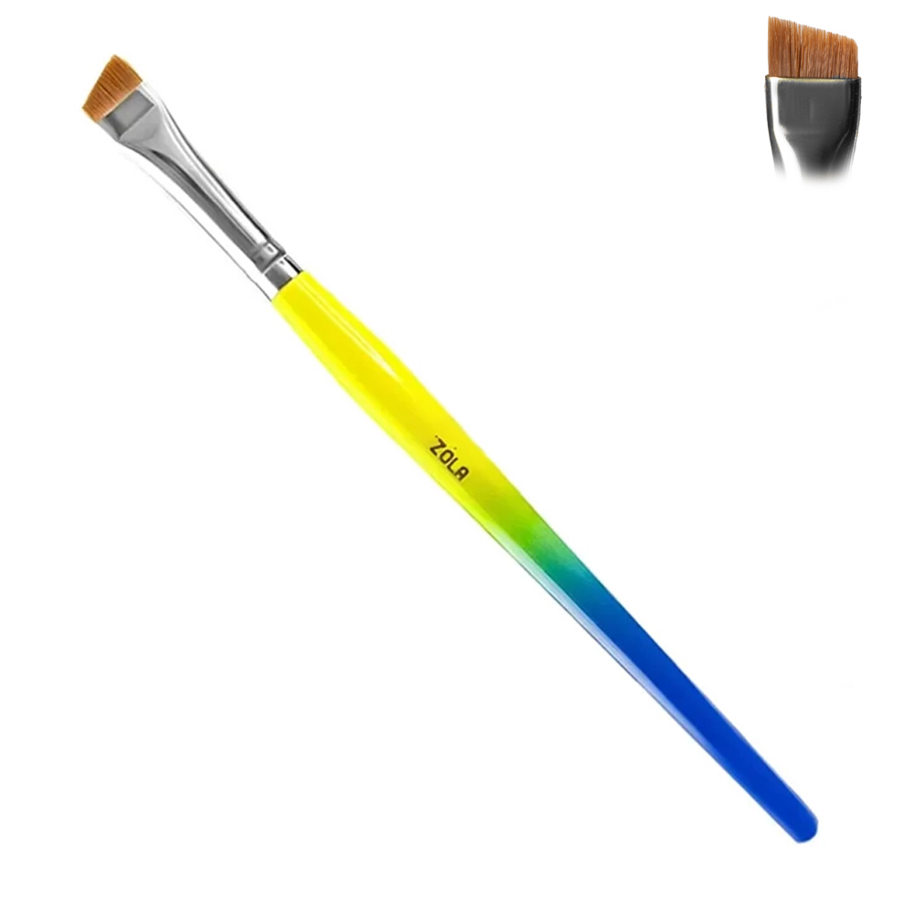 ZOLA Brocha ancha con bisel 02uk UKRAINIAN EDITION