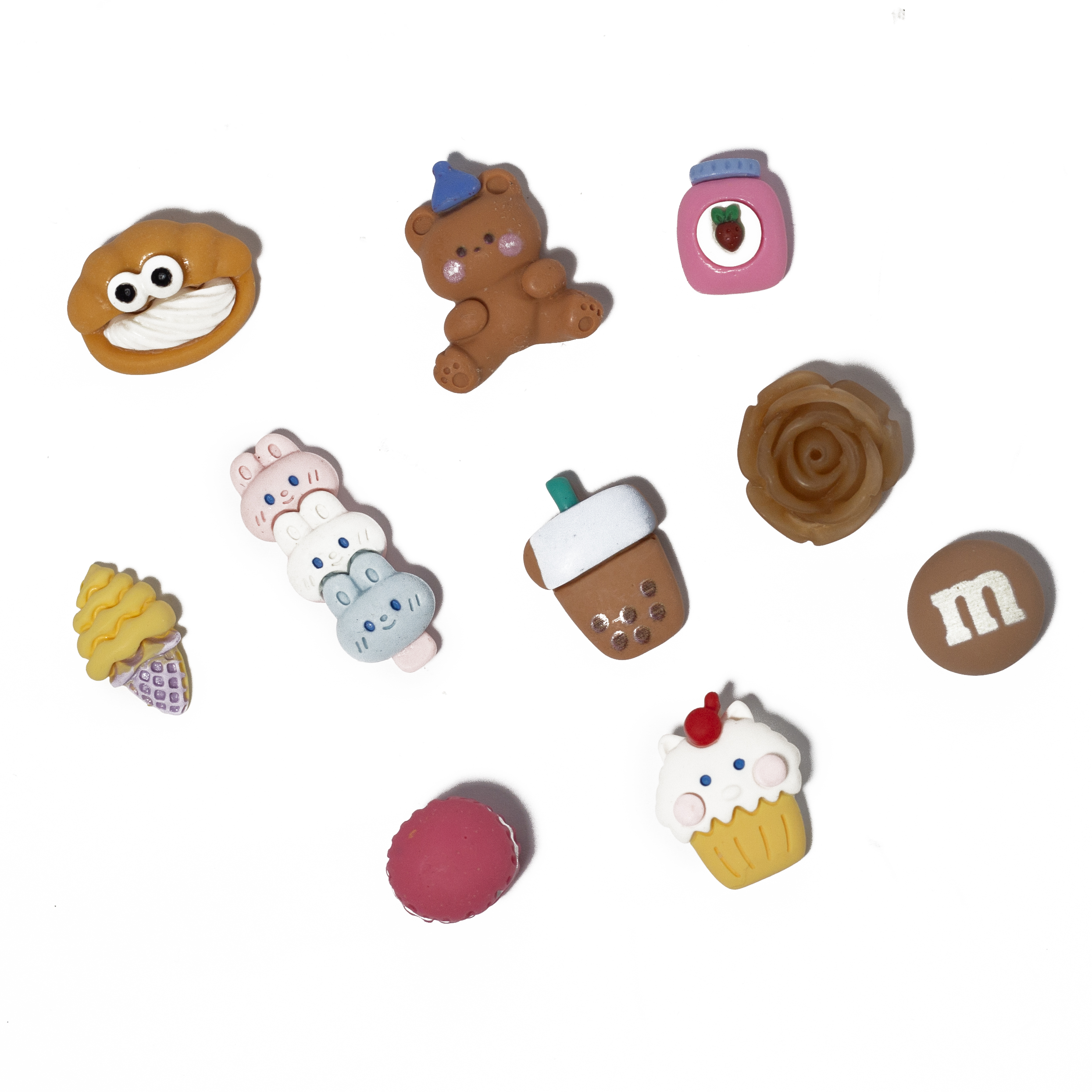 Декор для ламінування, мікс, набір 10 шт