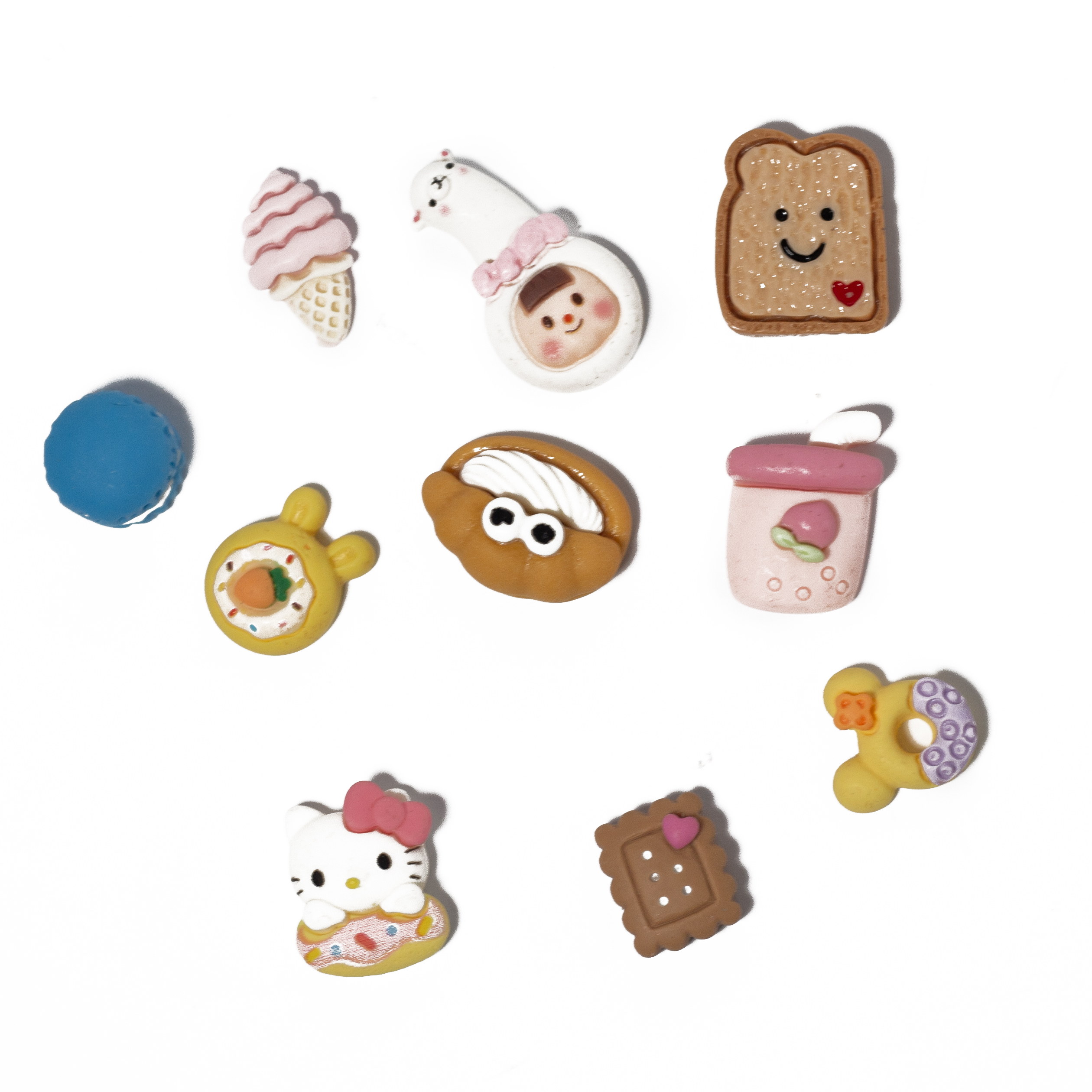 Декор для ламінування, мікс, набір 10 шт