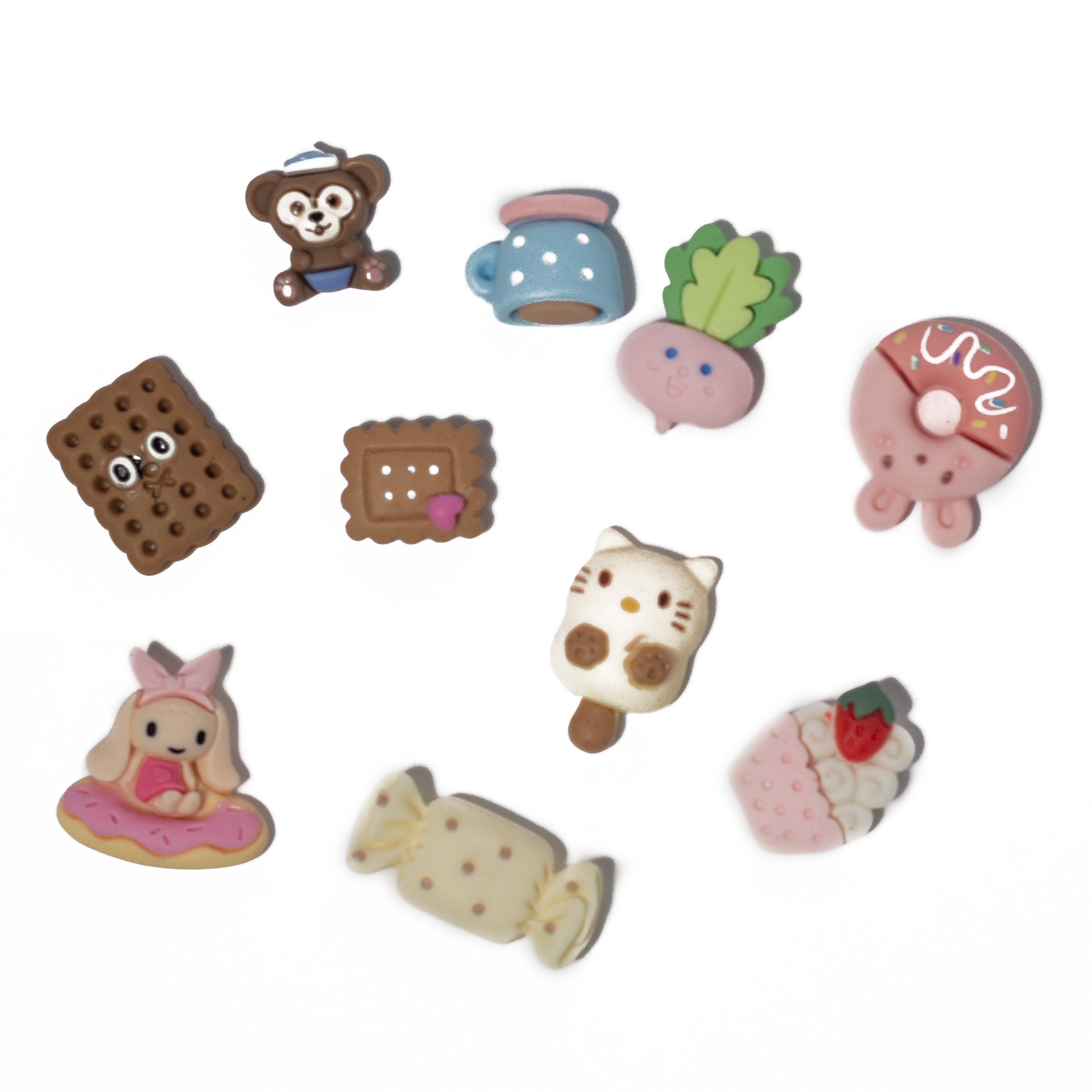 Декор для ламінування, мікс, набір 10 шт