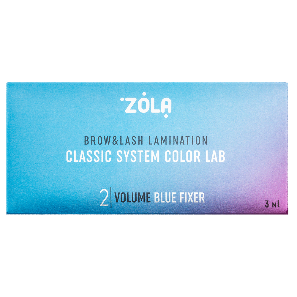 ZOLA Color Lab Kit in sachet 02 Volume Blue Fixer (3 x 1 ml)