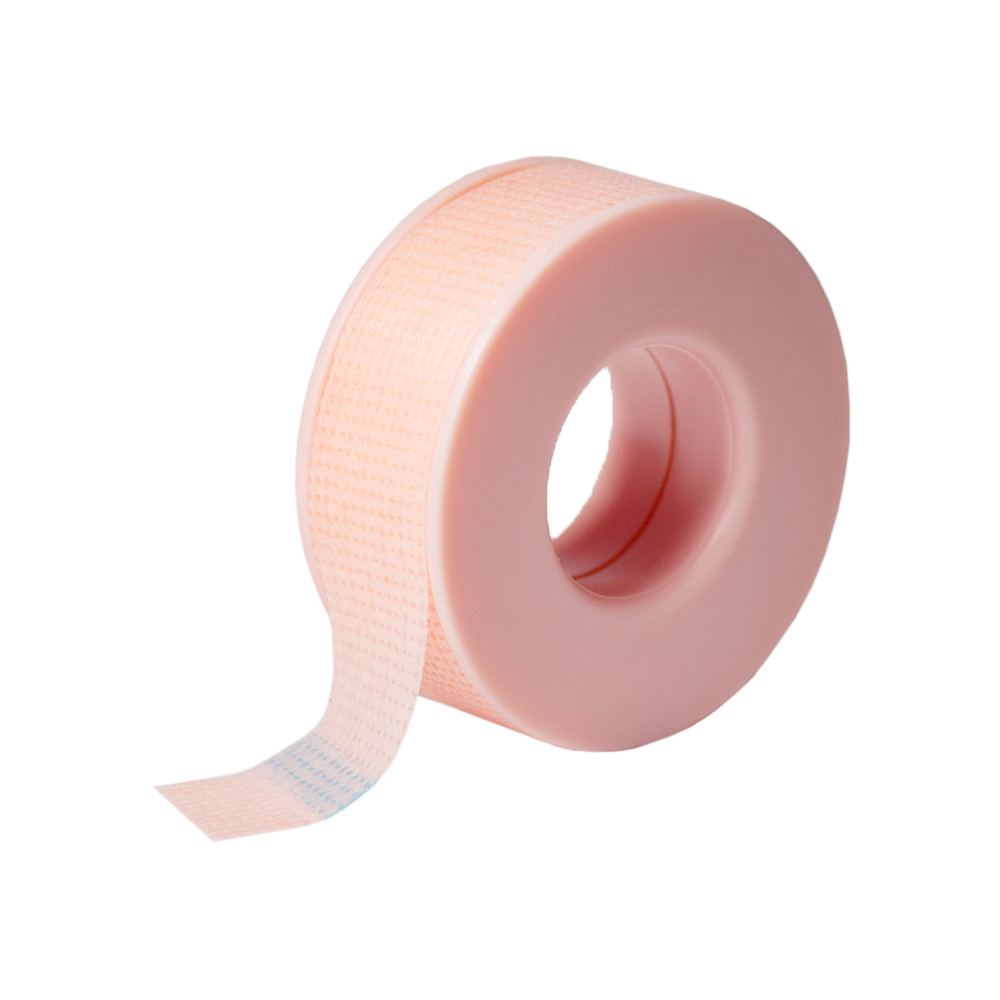Гелевий скотч для нарощування вій, рожевий, 1,25 см х 3,6 м