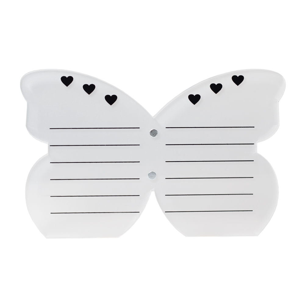 Двойная планшетка для наращивания ресниц, бабочка