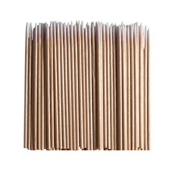 Microsticks thin, cotton swabs, wood 10 cm, 100 pcs