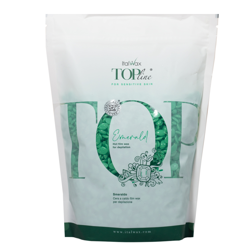 ItalWax Воск в гранулах TOP Line Emerald Изумруд 750 г