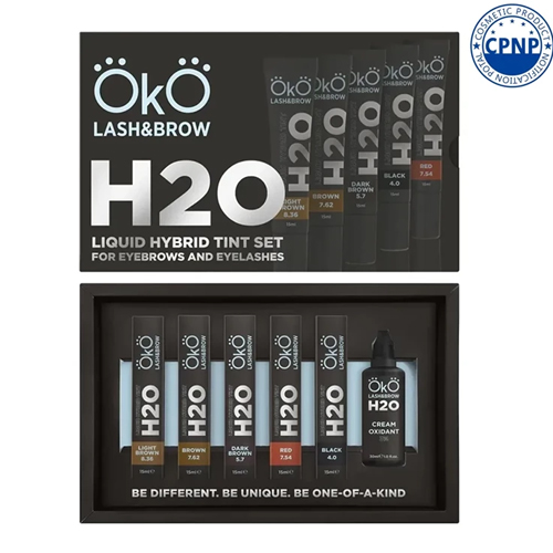 OKO Eyebrow and Eyelash Color Set Liquid Hybrid Tint H2O