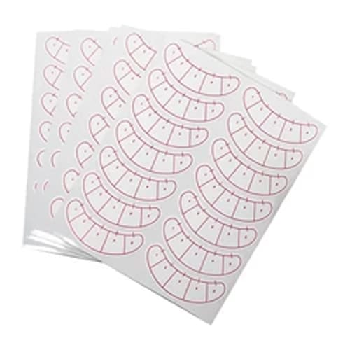 Патчі для нарощування вій з розміткою на папері, 10 аркушів (70 пар/уп.)