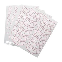 Parches para extensiones de pestañas con marcas en papel, 10 hojas (70 pares / paquete.)