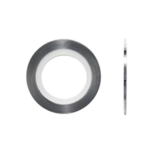 Adhesive tape for eyelash lamination in a roll, silver