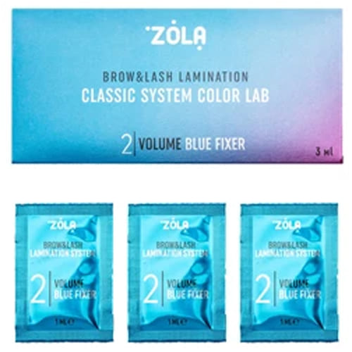 ZOLA Набір у саше 02 Volume Blue Fixer Color Lab (3 x 1 мл)