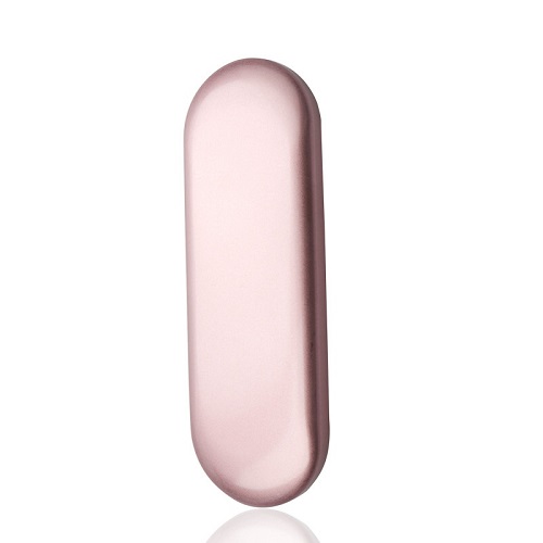 Металлический кейс для пинцетов для лешмейкеров, розовый