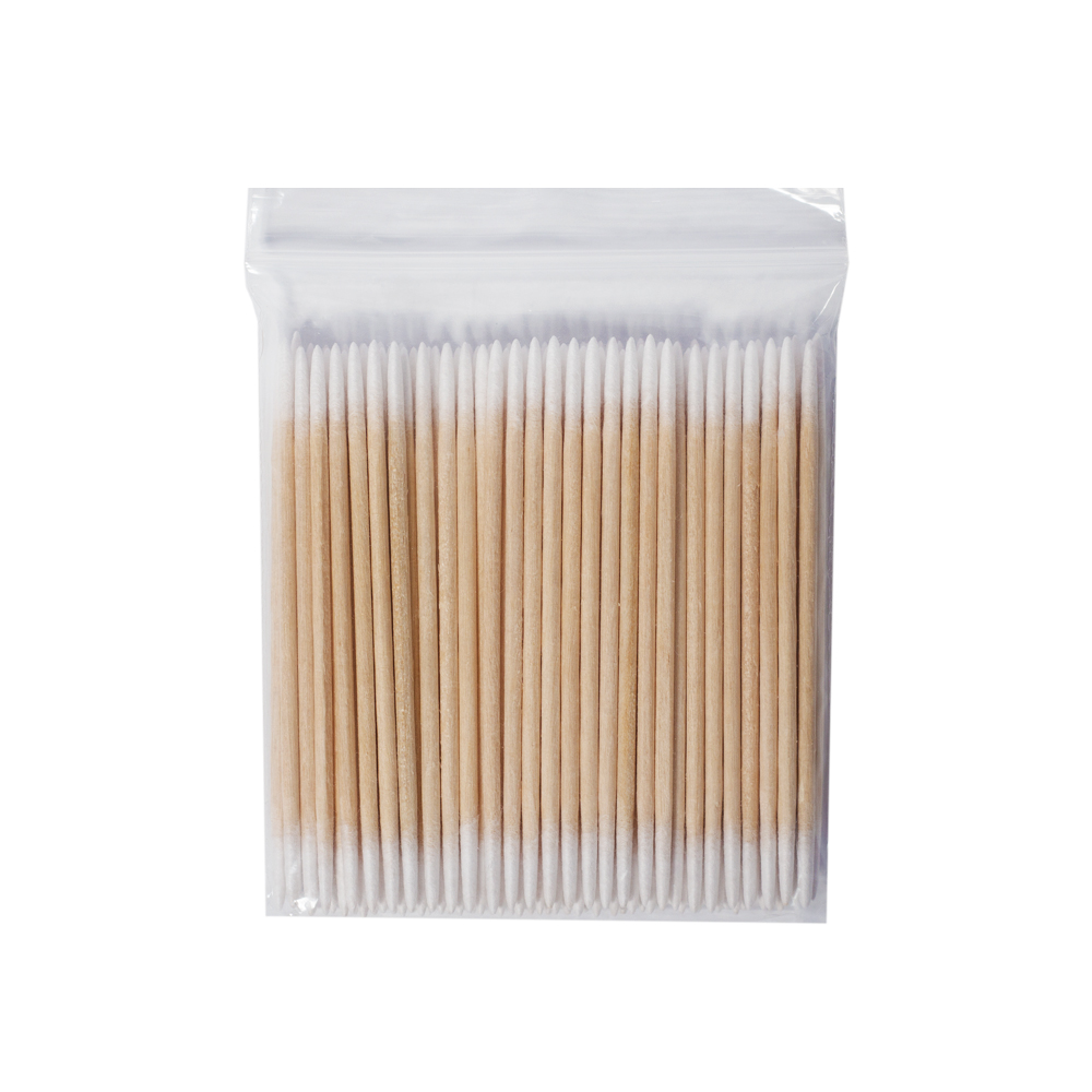 Мікростіки тонкі ватні палички, двосторонні 7см, 100 шт