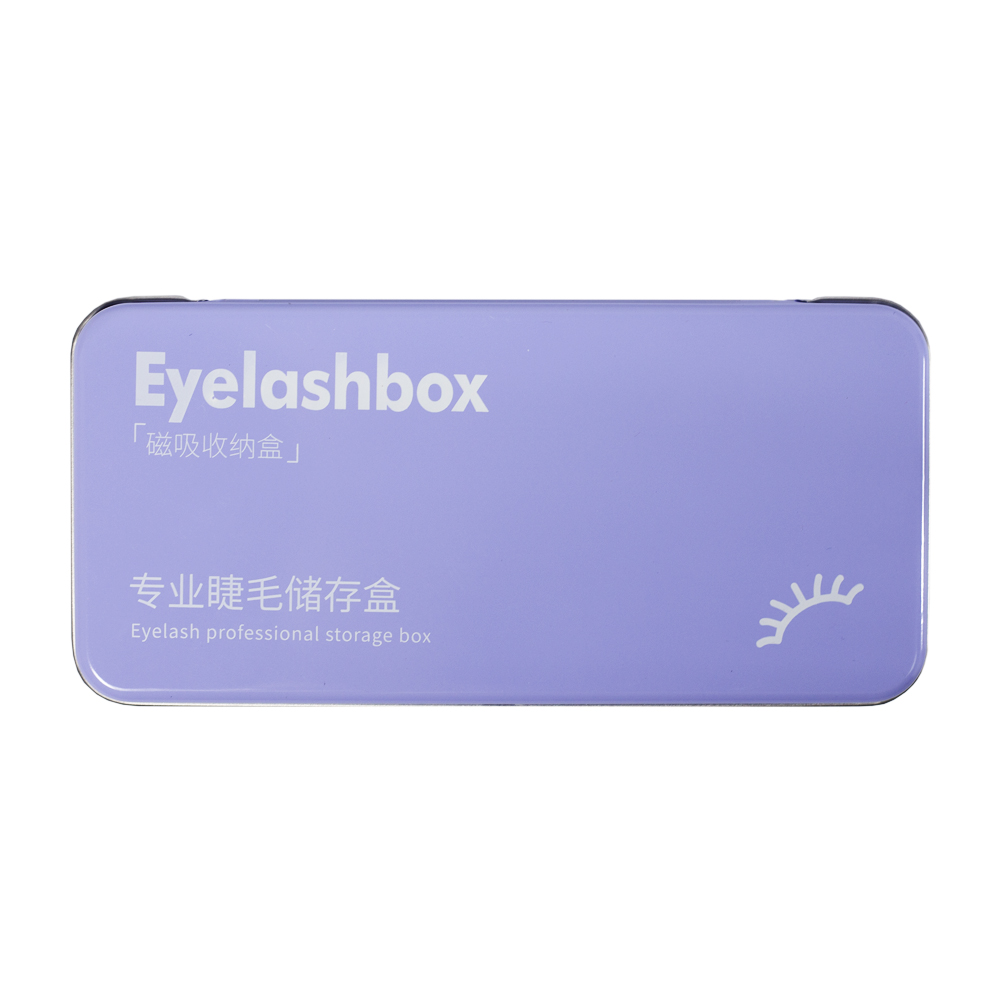 Magnetic case for storing eyelashes + 6 magnetic plates