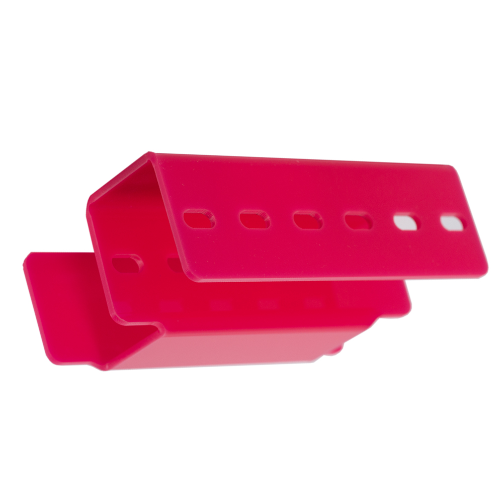 Soporte para 6 pinzas, frambuesa