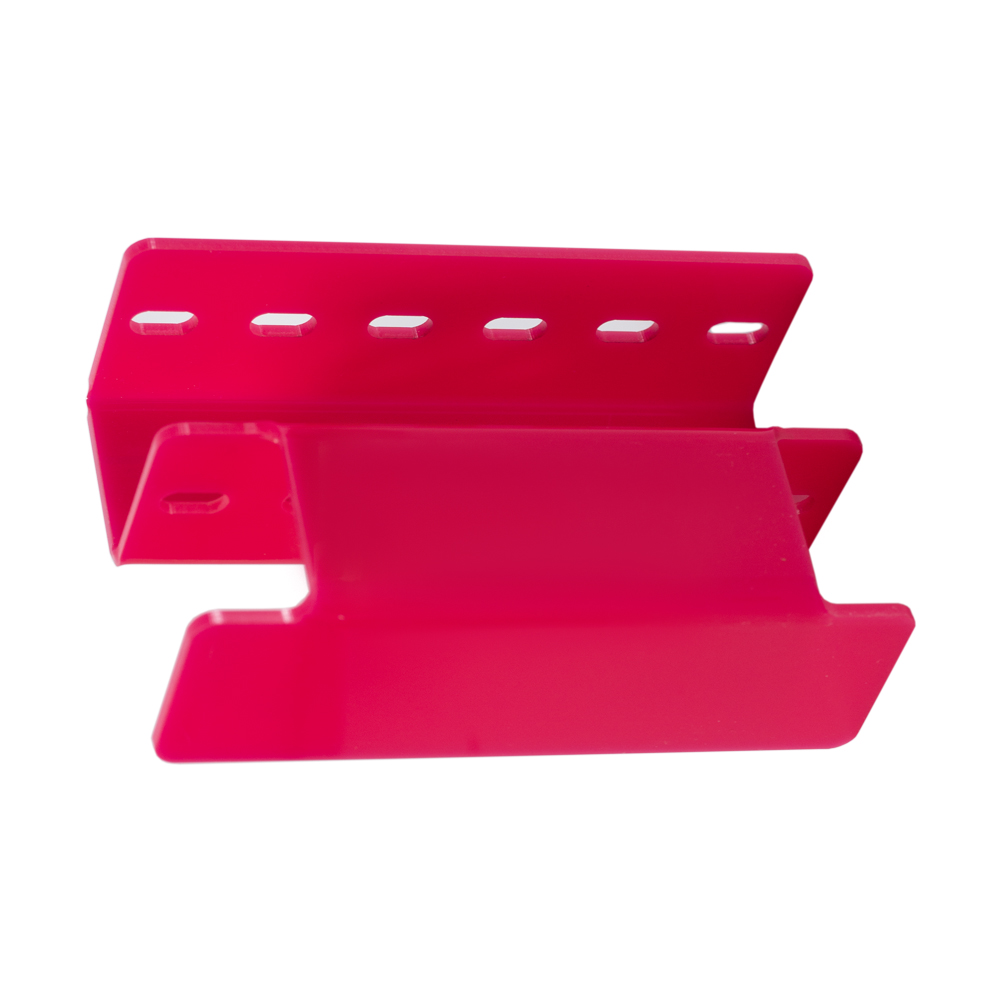 Soporte para 6 pinzas, frambuesa