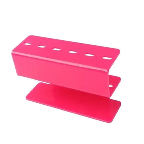Підставка для 6 пінцетів, малинова
