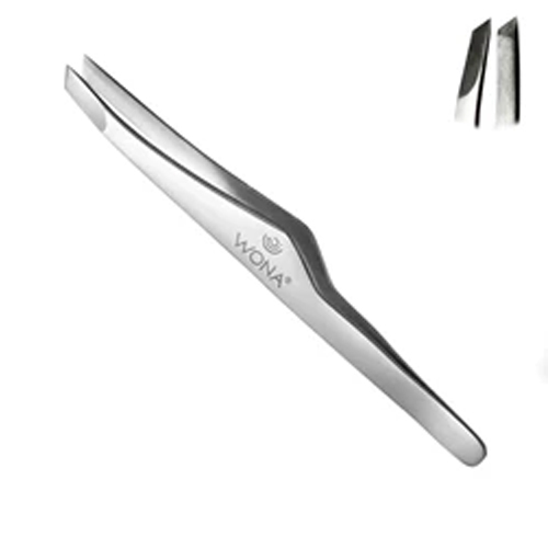 WONA Beveled Eyebrow Tweezers