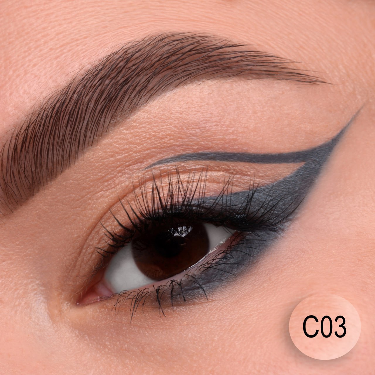 MC PROFLINE & Irina Gelevey Eye pencil "Silk line" Silkliner for eye MOON C03