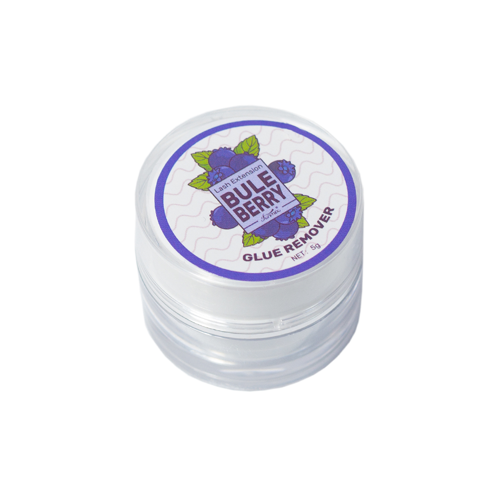 Funmix Cream remover for removing false eyelashes, blueberry 5 g