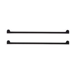 Silicone strips for lash lamination, black, 1 pair