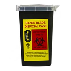 Contenedor para agujas negro