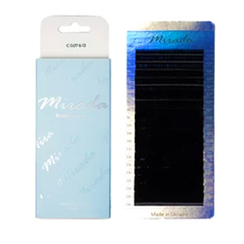 MIRADA Lashes black, mix 20 lines C, 0.07, (6-13)