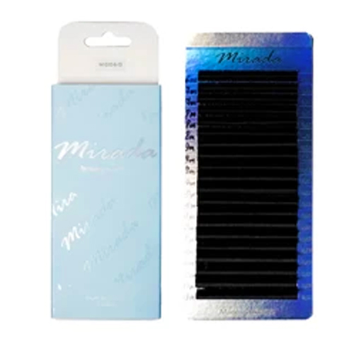 MIRADA Black eyelashes, mix 20 lines M, 0.10, (6-13)