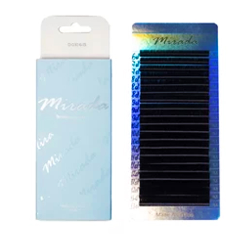 MIRADA Black lashes, mix 20 lines D, 0.10, (6-13)