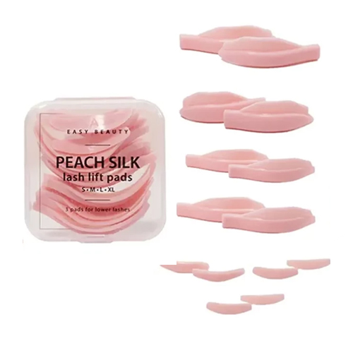 PEACH SILK L-Bend Rodillos laminadores de pestañas 7 pares