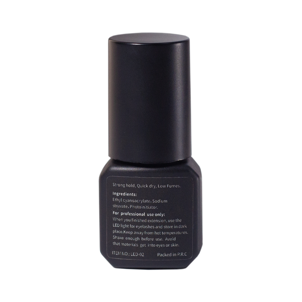Клей LED 1s для UV наращивания ресниц 5 мл, прозрачный