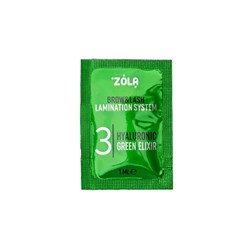 Состав для ламинирования 03 Hyaluronic Green Elixir Color Lab 1 мл