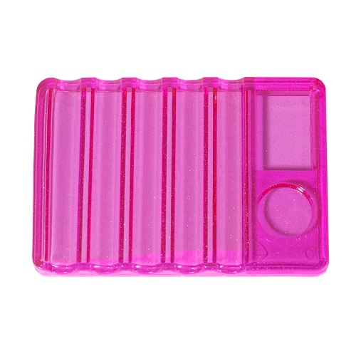 Підставка-решітка для пензлів блискуча малинова