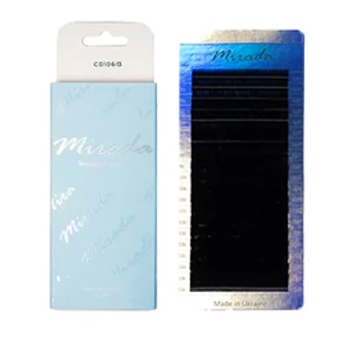 MIRADA Lashes black, mix 20 lines C, 0.10, (6-13)