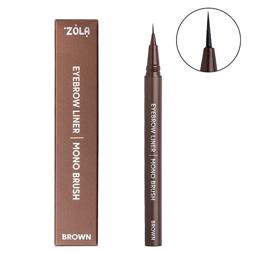 ZOLA Eyebrow Liner with mono brush  Brown