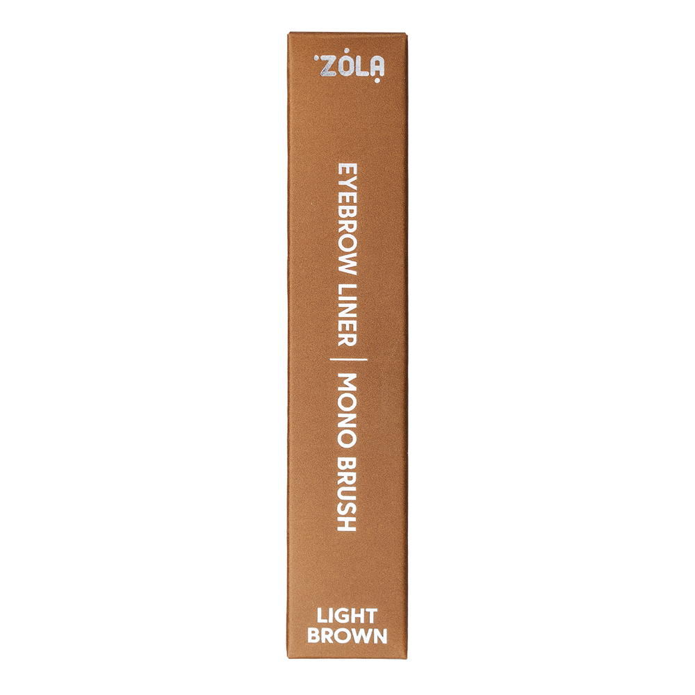 ZOLA Delineador de cejas con pincel mono Light Brown