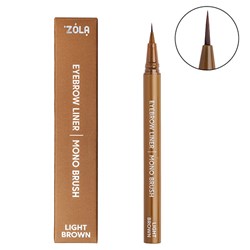 ZOLA Eyebrow Liner with mono brush Light Brown