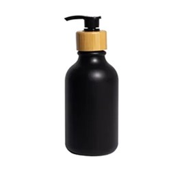 Botella negra con dosificador de 300 ml