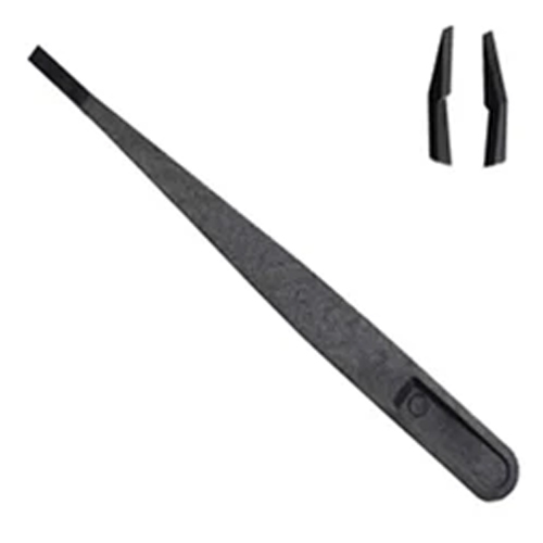Plastic tweezers 93305 straight, width 3.5 mm
