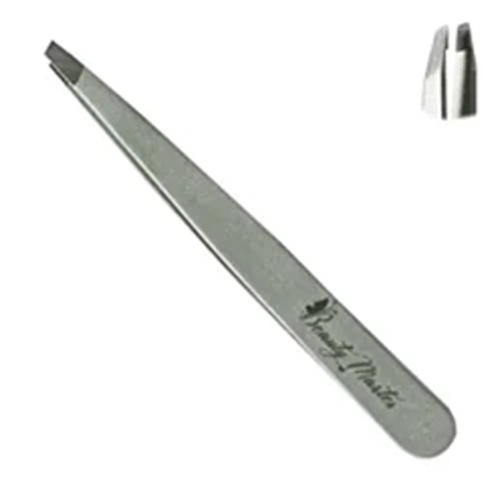 Beauty Master пінцет для брів скошений, метал