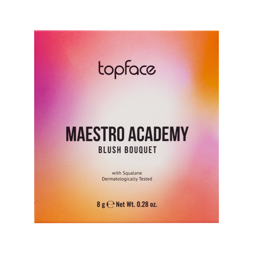 TopFace 4-color blush palette Maestro Academy 001, 8 g